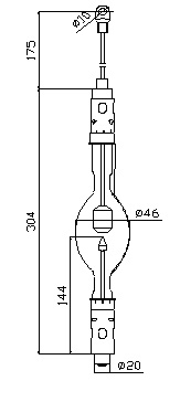 XD1200SN/G replacement for XDC-1200N, XBO 1200 W/HPN , DXL-12SN