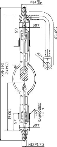 XD2000HP/G replacement for XBO 2000W/HP OFR, DXL-20BAF