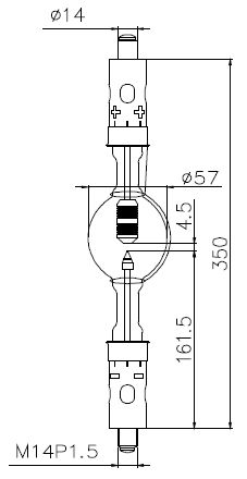 XD2000HTP/G replacement for LTIX-2000W-DC & XDC-2000C, XBO 2000W/DTP OFR, CDXL-20, SXD2000HTP