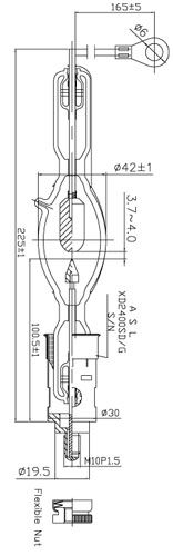 XD2400SD/R replacement for XBO 2300W/DTS OFR, CDXL-23S, PXL-24SD