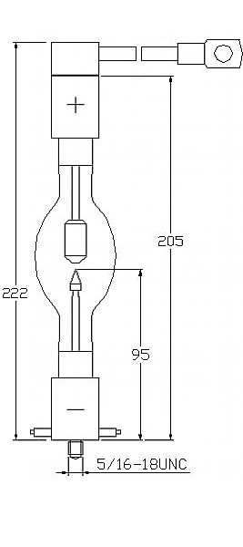 XM1600HSC/R replacement for LTIX-1600W-HSC, XBO 1600W/HSC OFR, CXL-16SCB, UXL-16SCB, YXL-16SC, SX16002