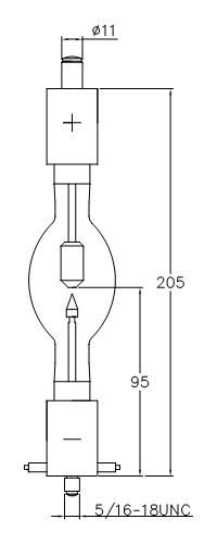 XM1600HS/R replacement for LTIX-1600W-HS, XBO 1600W/HS OFR, CXL-16S, UXL-16SB, YXL-16S, SX16001