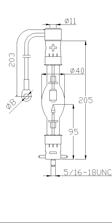 XM750HSC/G replacement for XBO 700W/HSC OFR, Hanovia 994C00-0010